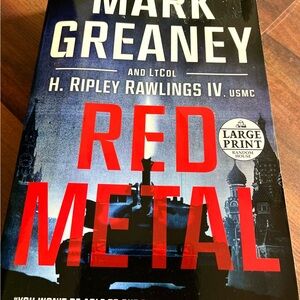 Red Metal by Mark Greaney - Large Print Edition
